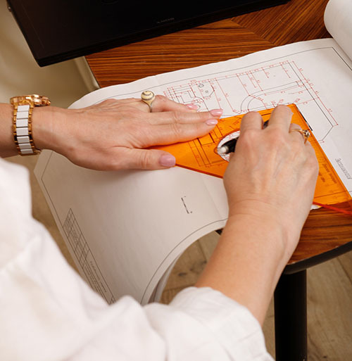 Ландшафтный архитектор за работой